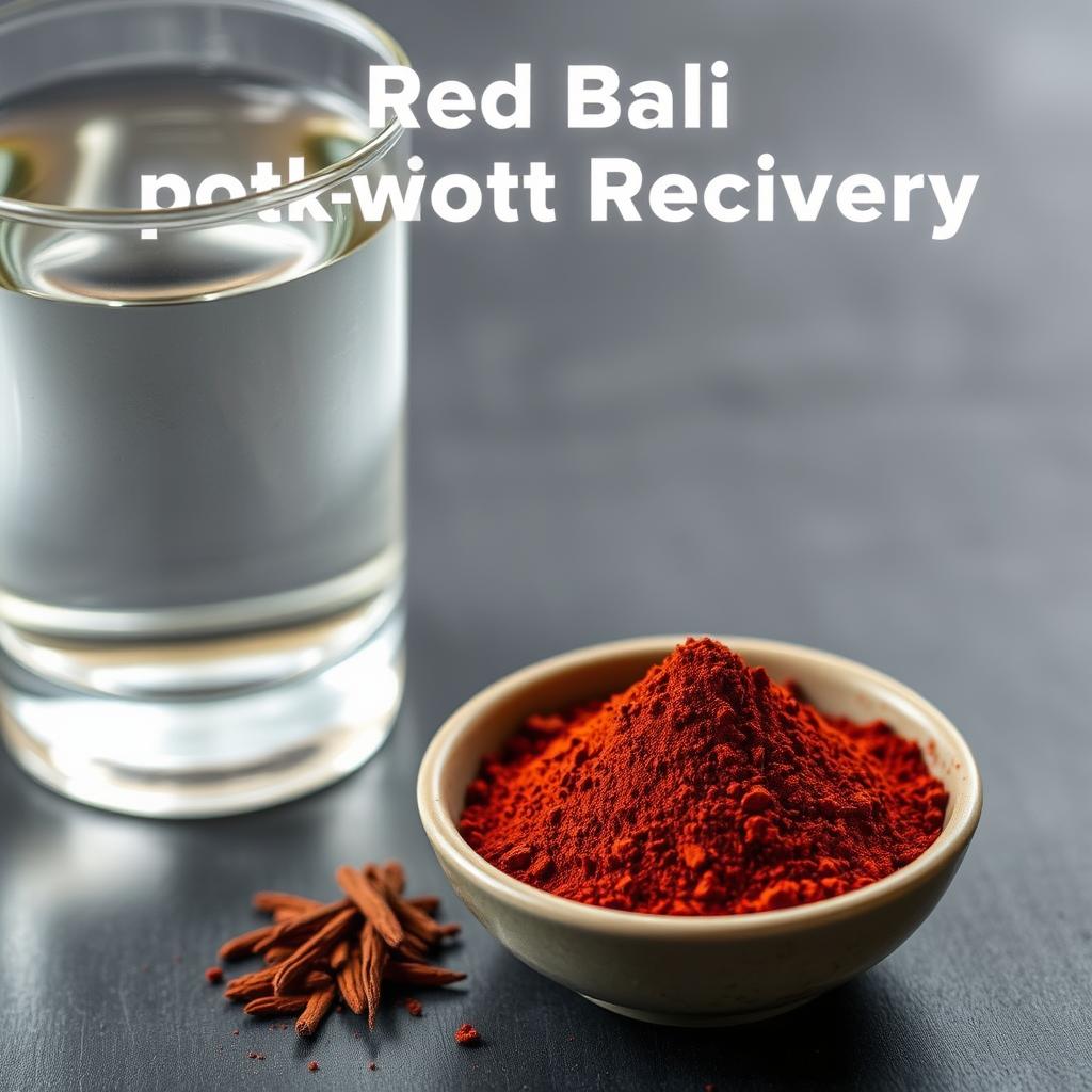 Red Bali kratom powder for recovery